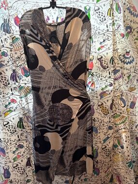 Zokai faux wrap mid-calf dress